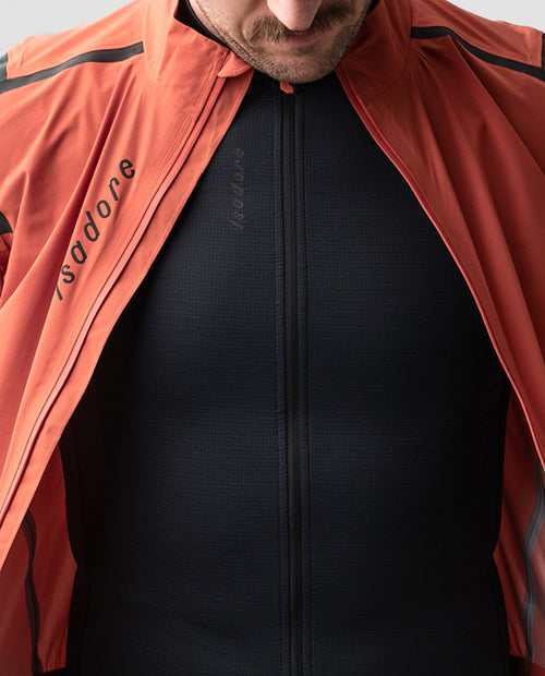Isadore 輕量防水風雨衣 Signature Rain Jacket Ginger 男款 橘