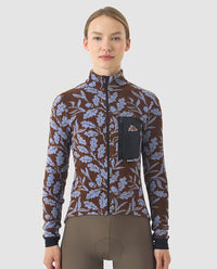 Café du Cycliste 車衣Solange Carob Verbena長袖 女款 櫟葉藍