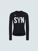 SYN 薄刷毛長袖車衣 Training LS Jersey 2.0 Black 女款 黑