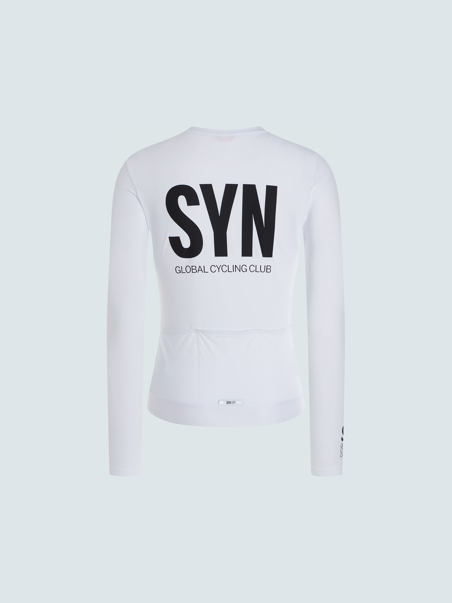 SYN 薄刷毛長袖車衣 Training LS Jersey 2.0 White 女款 白