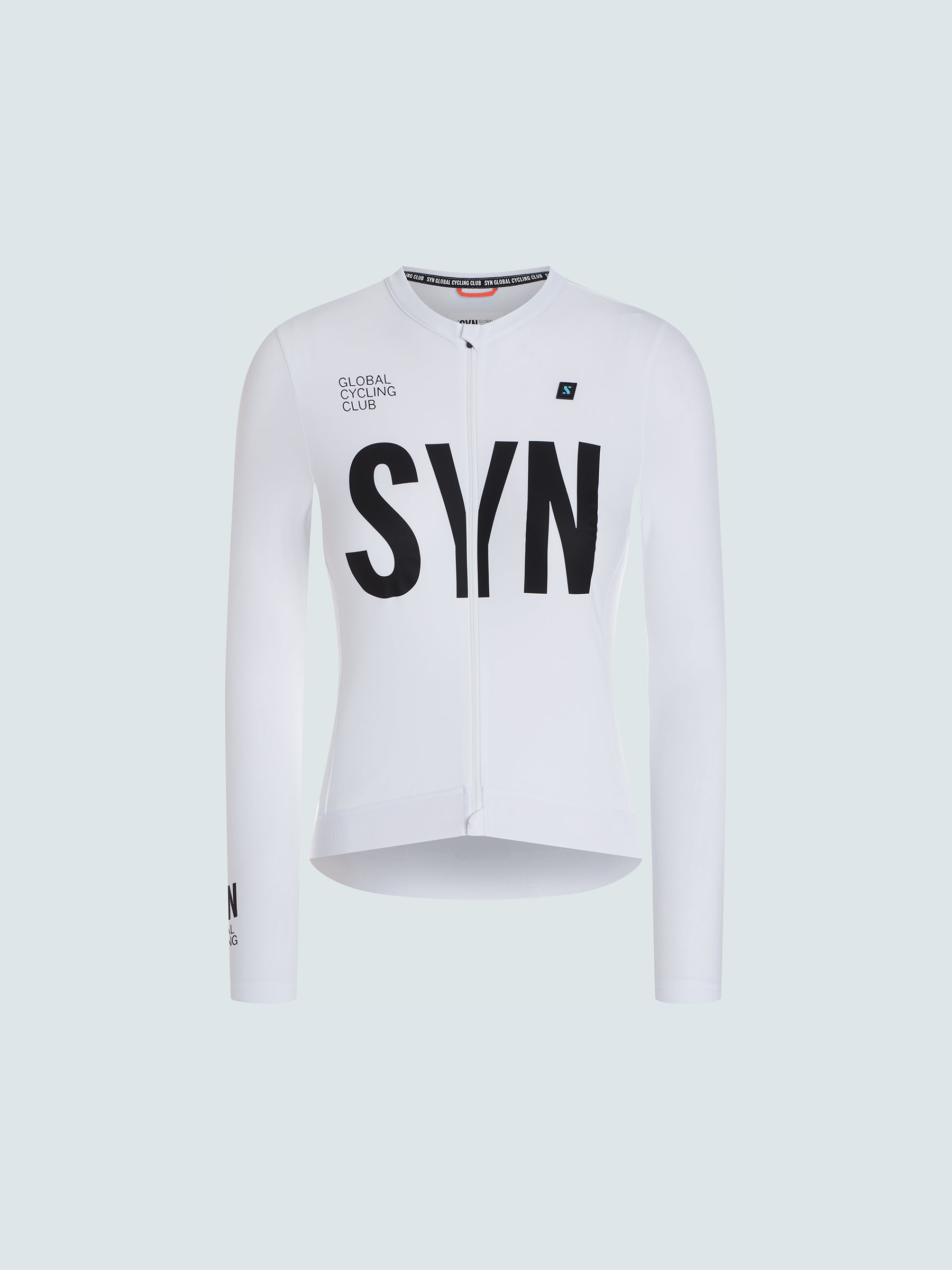 SYN 薄刷毛長袖車衣 Training LS Jersey 2.0 White 女款 白