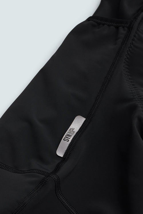 SYN 磁扣薄長口袋車褲 Training Bib Tights 2.0 Black 女款 黑