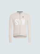 SYN 薄刷毛長袖車衣 Training LS Jersey 2.0 Iced Coffee 男款 淺咖啡