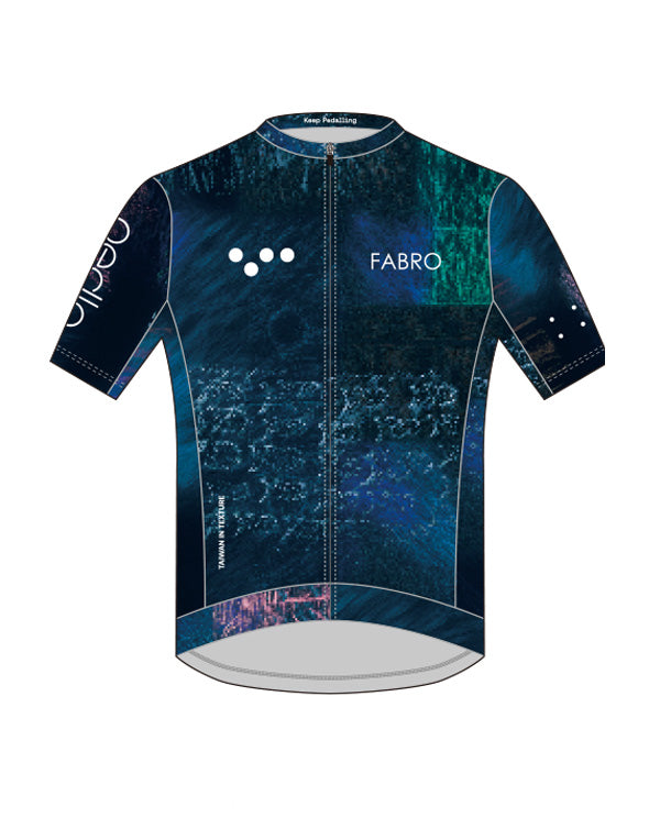 Pedla 車衣 Taiwan Textures Classic SS Jersey Dark Blue-Green 男款 黑綠