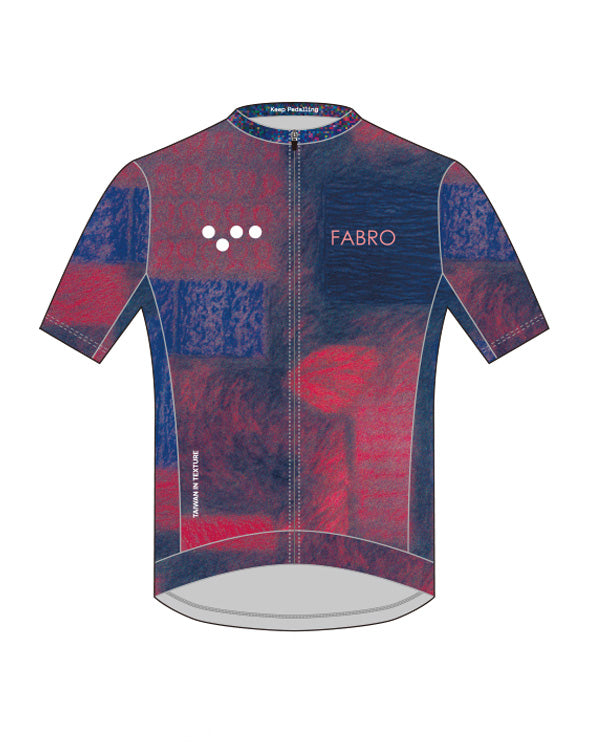 Pedla 車衣 Taiwan Textures Classic SS Jersey Red-Navy 男款 藍紅