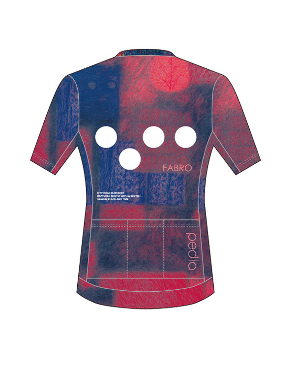 Pedla 車衣 Taiwan Textures Classic SS Jersey Red-Navy 女款 藍紅