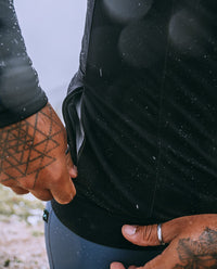 Biehler 車衣 Pro Thermal LS Jersey Black Reflective 保暖長袖 男款 黑