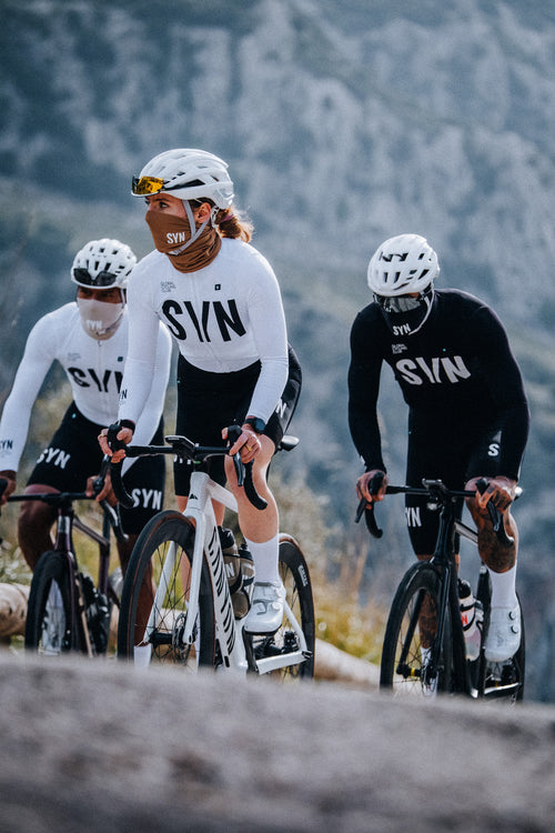 SYN 薄刷毛長袖車衣 Training LS Jersey 2.0 Black 男款 黑