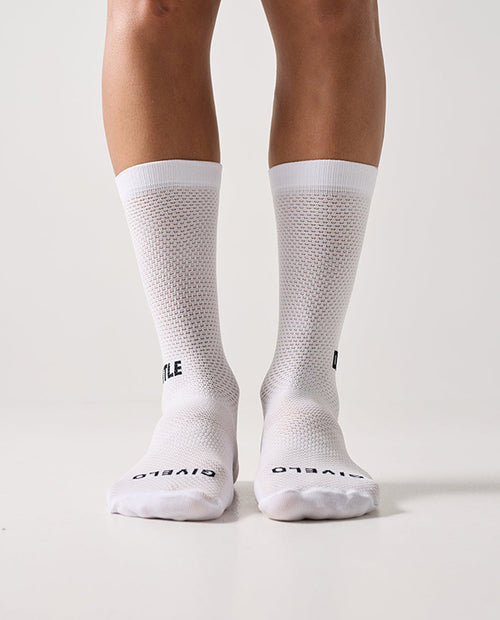 Givelo 車襪Dont Settle Ultra Socks White 白