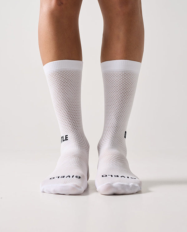 Givelo 車襪Dont Settle Ultra Socks White 白