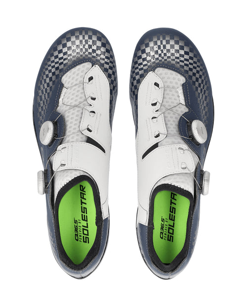 Q36.5 卡鞋 Unique Pro 4.0 Road Shoes Check Blue 藍棋盤格