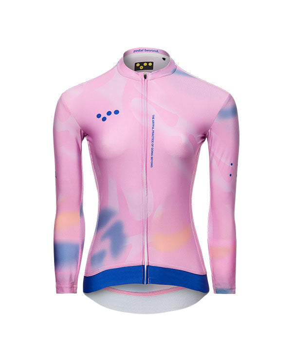 Pedla 薄長袖車衣Beyondism Classic LS Jersey - Fondant 女款 粉紫