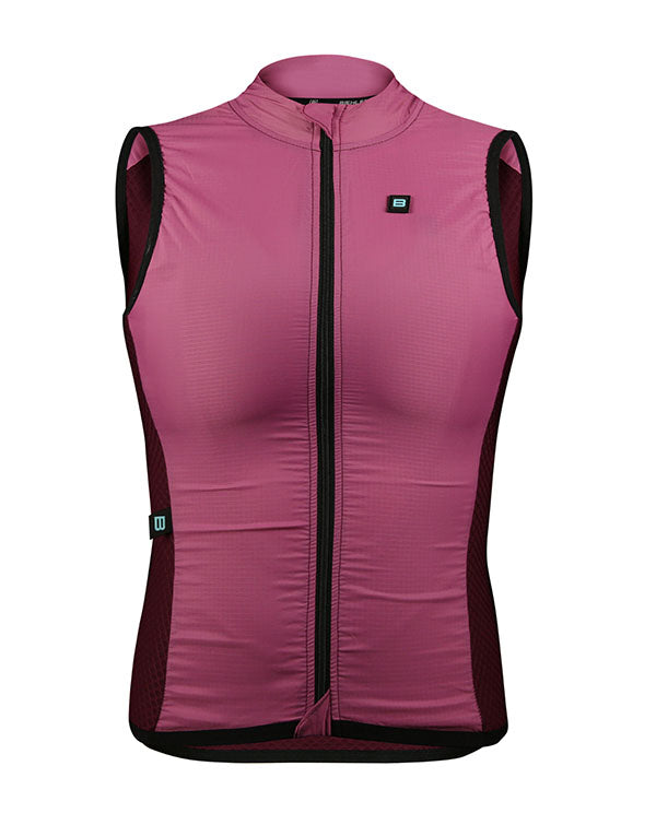 Biehler 背心Essential Gilet Shady Plum 女-莓色