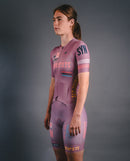Biehler 連身車褲 Syndicate Race Team Skinsuit 女款 玫瑰粉