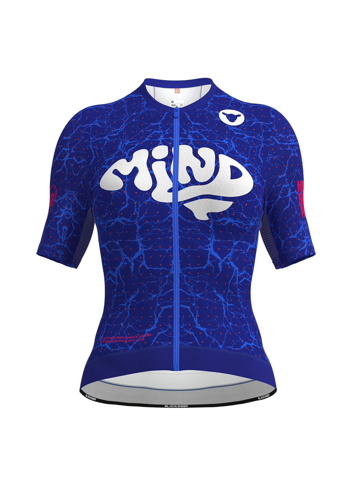 Black Sheep 黑羊 Team SS Jersey - Mind Health Blue 女款 藍