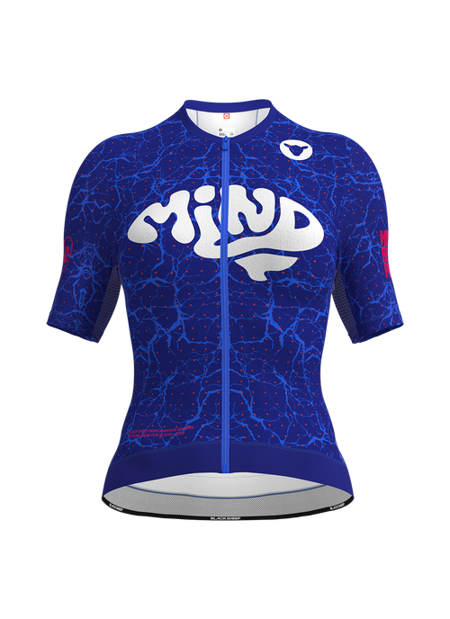 Black Sheep 黑羊 Team SS Jersey - Mind Health Blue 女款 藍