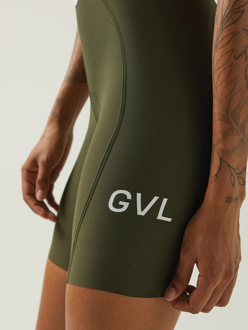 Givelo 車褲HD PRO Bib Shorts Olive 女款 橄欖綠