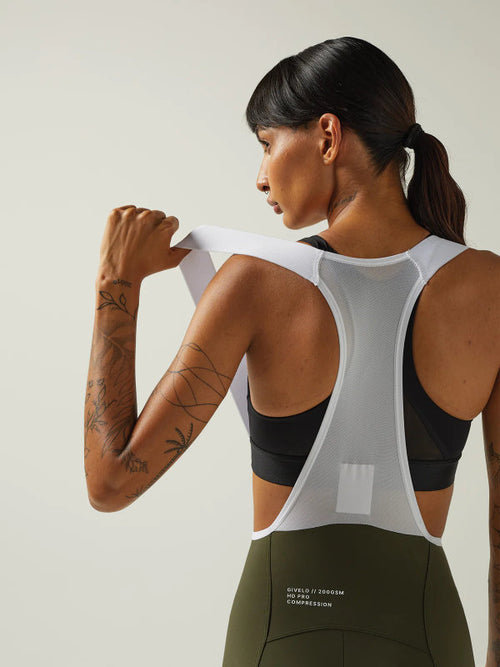 Givelo 車褲HD PRO Bib Shorts Olive 女款 橄欖綠