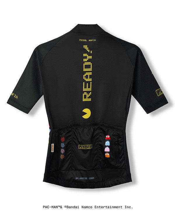 PedalMafia 車衣 Core Jersey PAC-MAN Black 女款 黑