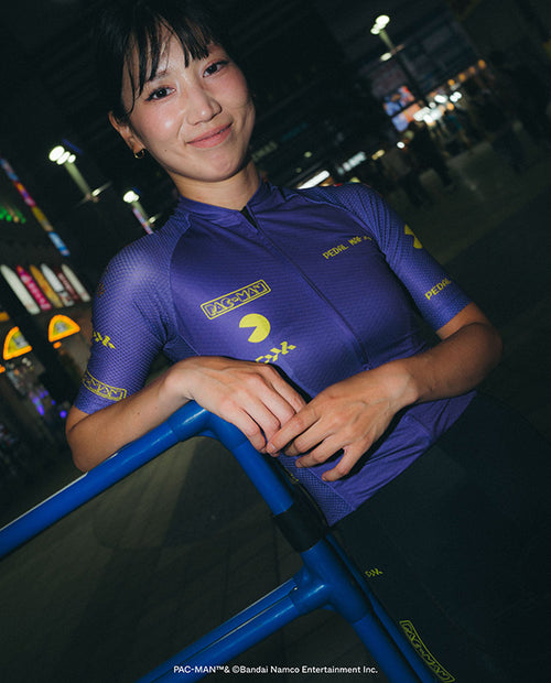 PedalMafia 車衣 Core Jersey PAC-MAN Purple 女款 紫
