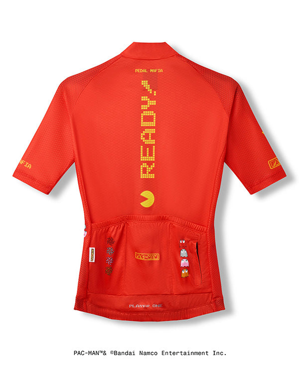 PedalMafia 車衣 Core Jersey PAC-MAN Red 女款 紅