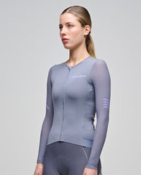 MAAP 車衣 Emerge Jersey Galaxy Blue 長袖 女款 灰藍