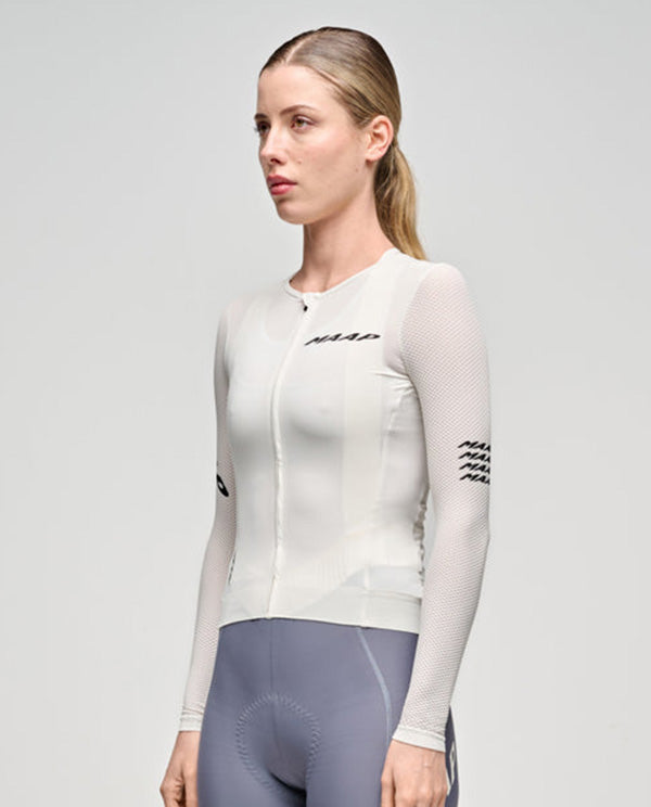 MAAP 車衣 Emerge Jersey Vapour 長袖 女款 奶油白