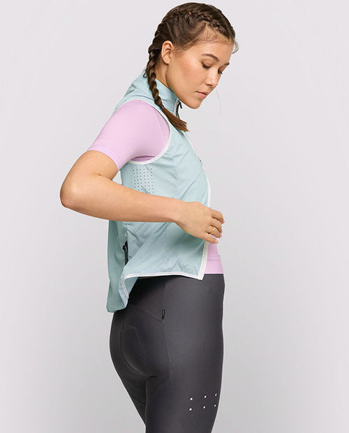 Pedla 防風背心 Elevate Lightweight Packable Gilet Frozen 女款 冰藍