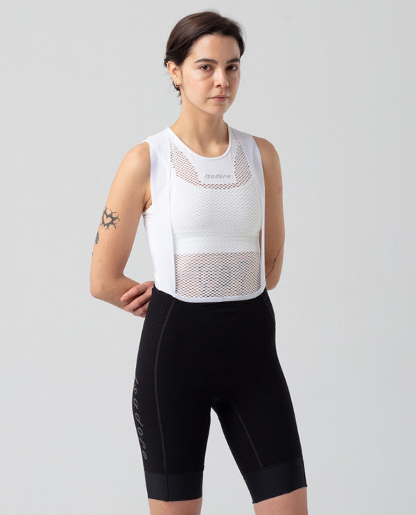 Isadore 車褲 Echelon Aero Bib Shorts Black White 女款 黑