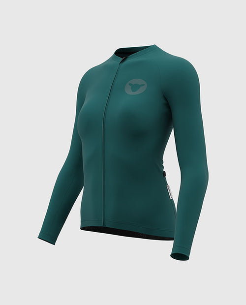 Black Sheep 黑羊 車衣 TOUR LS Jersey Forest 女款 長袖 森綠