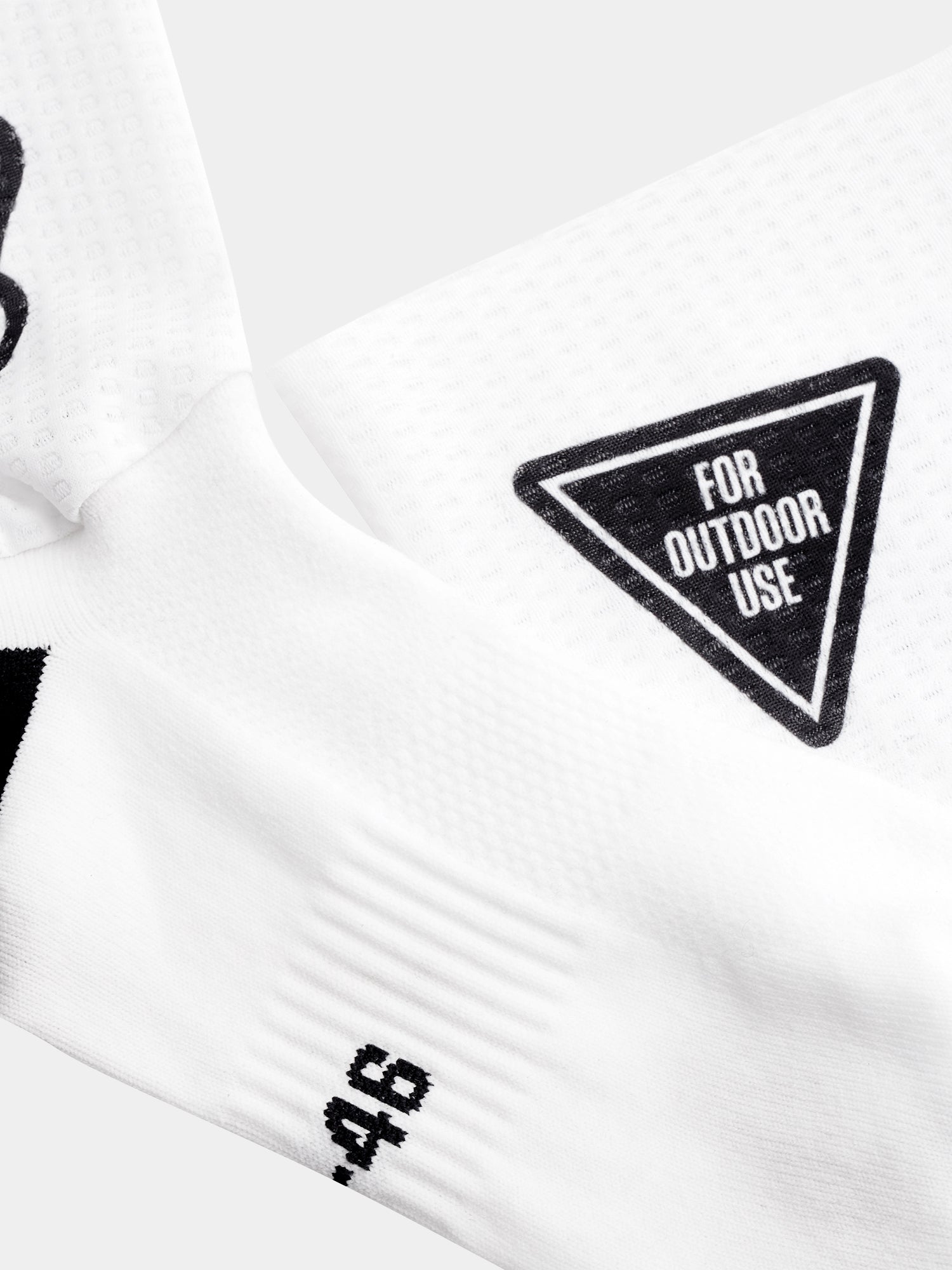 Café du Cycliste 空力車襪 Aero Socks Stickers White
