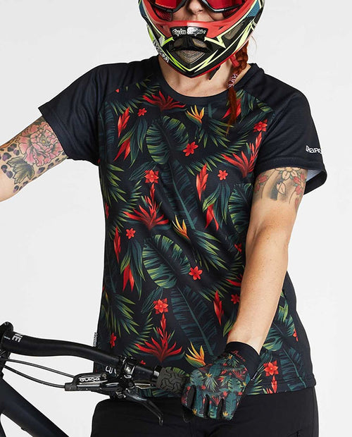 DHaRCO MTB SS Jersey Tropical 女-短袖