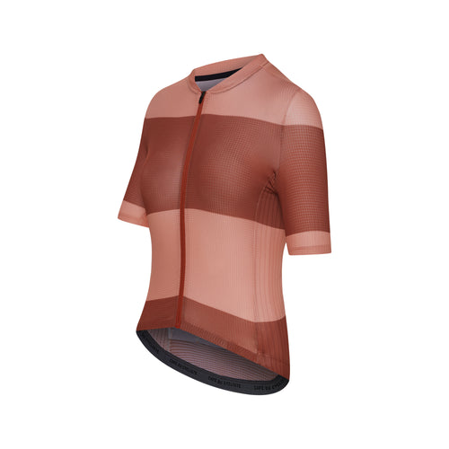 Café du Cycliste 涼感車衣 Angeline Ultralight Jersey Sequoia Treeacotta 短袖 女 磚紅