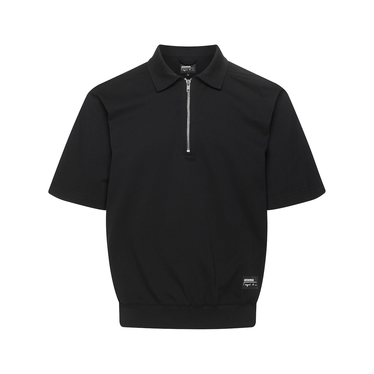 Café du Cycliste 短袖Polo衫 Authur Polo Shirt Black 男女共版 黑 - agnès b. 聯名