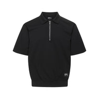 Café du Cycliste 短袖Polo衫 Authur Polo Shirt Black 男女共版 黑 - agnès b. 聯名