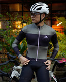 Café du Cycliste 車衣 Constance LS Jersey Black/Avocado 長袖 男款 黑綠條紋