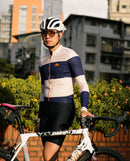 Café du Cycliste 車衣 Constance LS Jersey Navy/Chalk 長袖 男款 藍白條紋