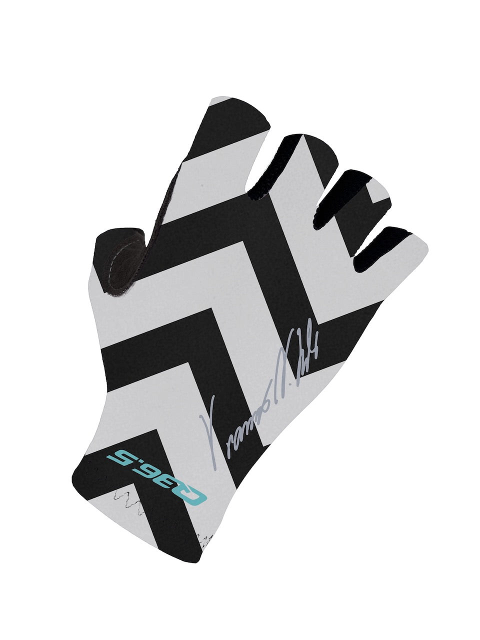 Q36.5 手套Nibali Shark Summer Gloves 黑白鋸齒