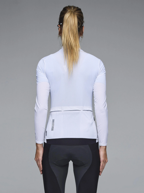 Q36.5 薄長袖車衣 Dottore Pro LS Jersey White 女款 白