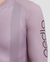 Pedla 薄長袖車衣 Pursuit LS Jersey Oxide 男-紫