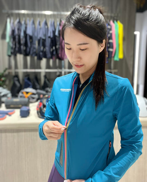 EDW 防潑水風衣EdW Edition Jacket Adriatic Blue 女款 深海藍