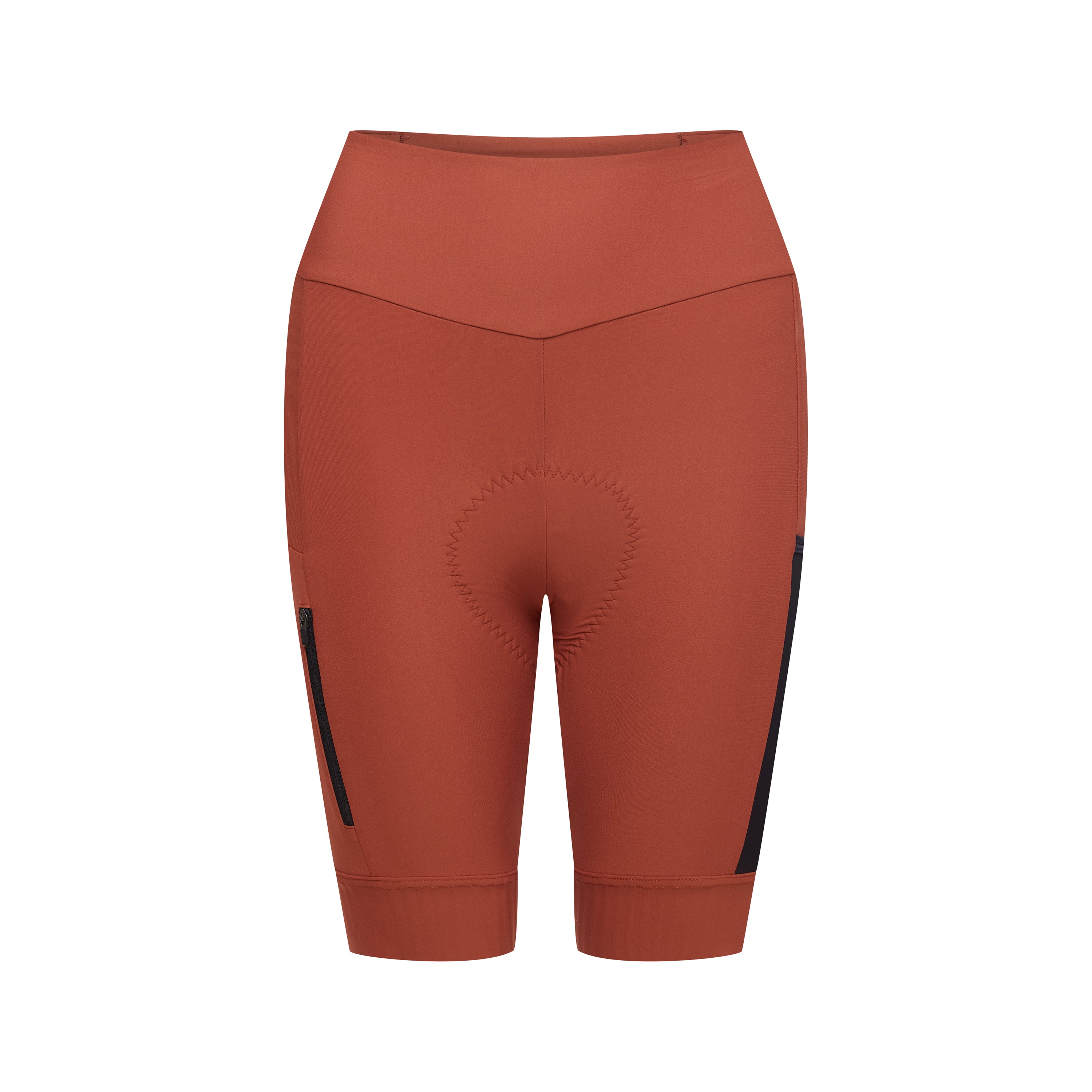 Café du Cycliste 平口無吊帶車褲 Elsa Short with pad Sequoia 女款 磚紅