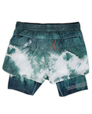 FLIPPOS 跑褲 FAITH TRAIL SHORTS 5”Tie-Dyed AERO® 灰綠