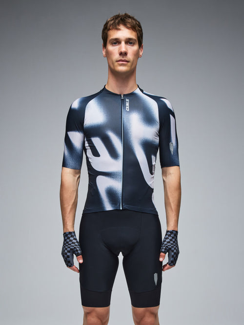 Q36.5 車衣 Gregarius Pro Big Logo Jersey Black 男款 黑