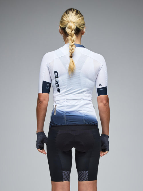 Q36.5 車衣 Gregarius Pro Collar Fade Jersey White 女款 白