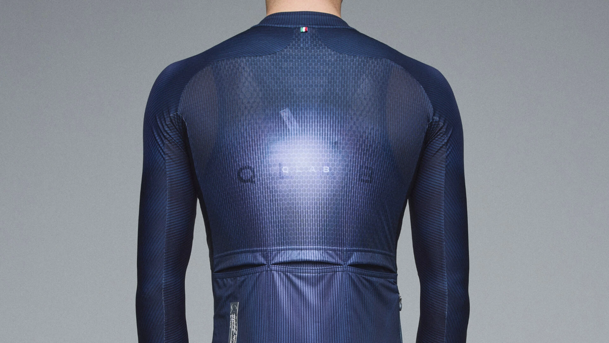 Q36.5 薄長袖車衣Gregarius Hybrid Light QLAB LS Jersey Nautica Blue 男款 藍