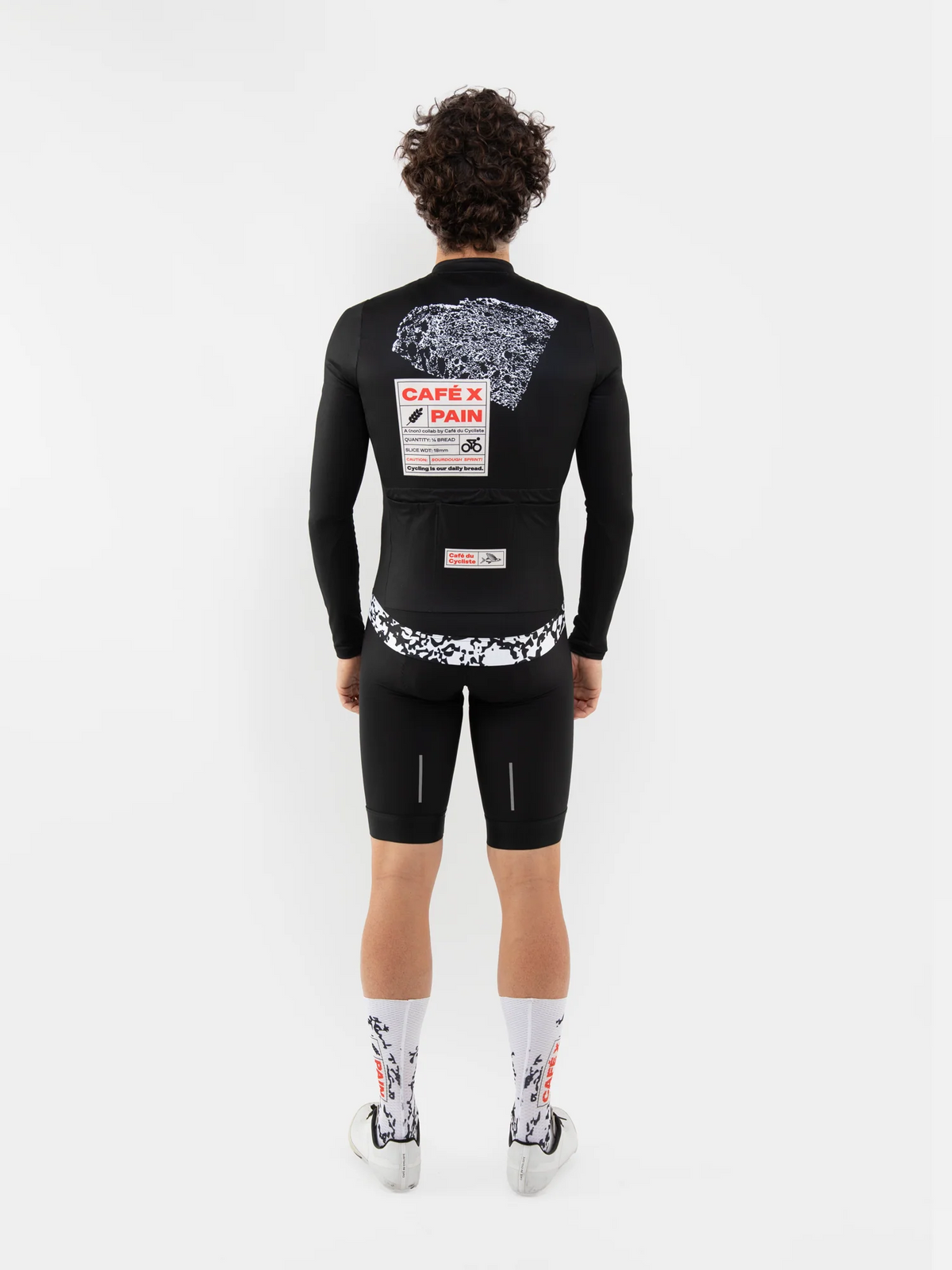 Café du Cycliste 車衣 Constance PAIN LS Jersey Bread 長袖 男款 黑