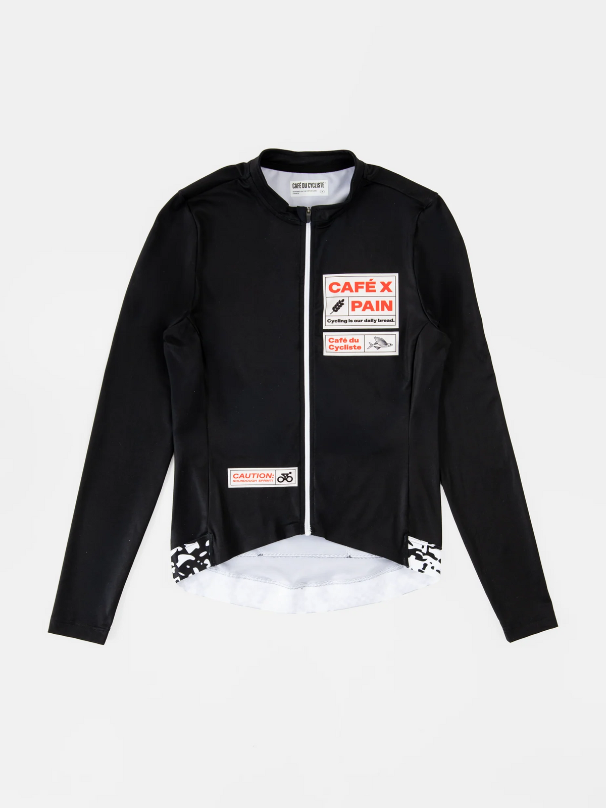 Café du Cycliste 車衣 Constance PAIN LS Jersey Bread 長袖 男款 黑