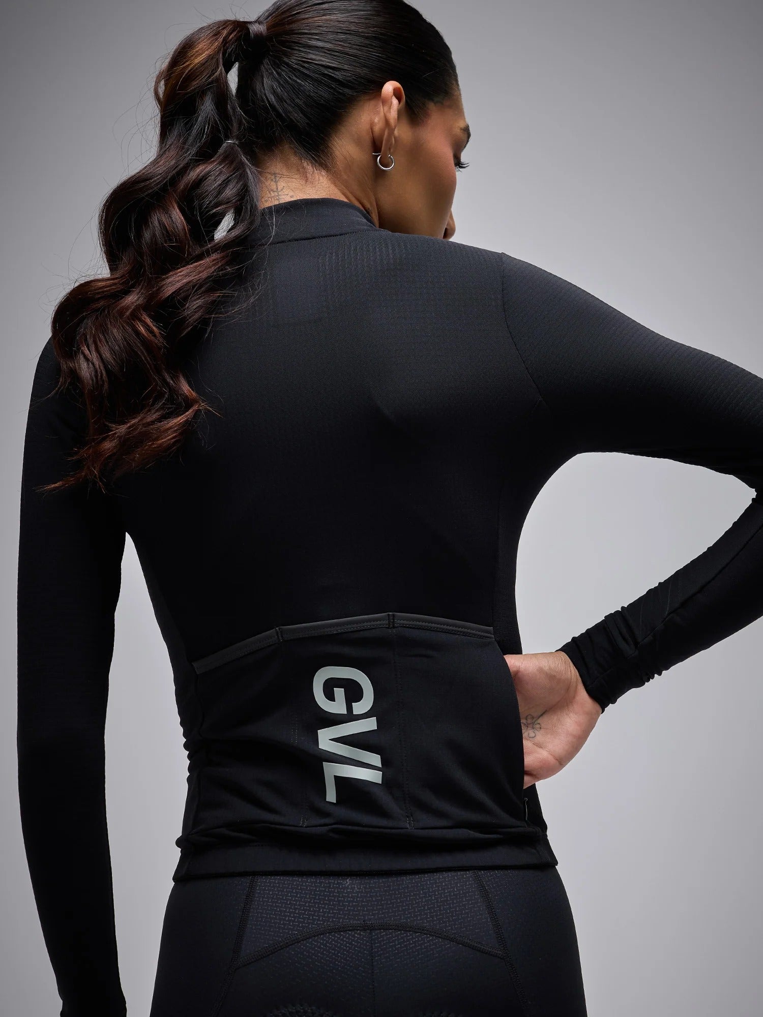 Givelo 保暖長袖車衣 C.D.A. Thermal LS Jersey BlackOut 男女共版 暗黑