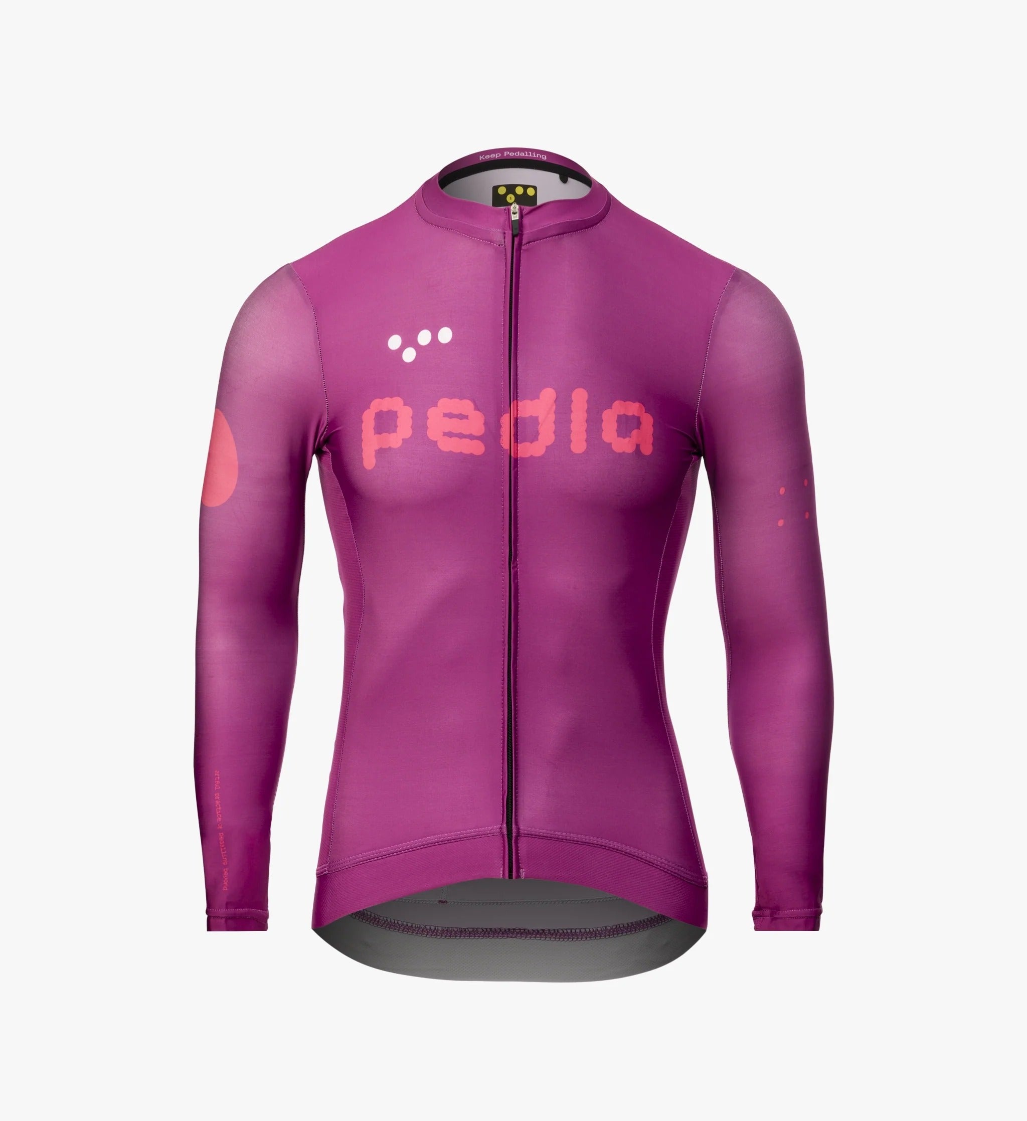 Pedla 薄長袖車衣 Dots Classic LS Jersey Violet 女款 紫羅蘭